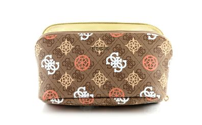 GUESS Travel Case Brown Multi