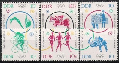 DDR Nr.1039/44 * * Olympiade (II) 1964, postfrisch