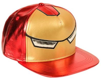 IRON MAN Metallic Cap - Marvel Snapback Kappen Mützen Trucker Capys Basecaps Caps