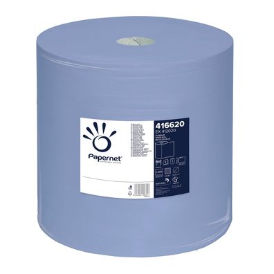Papernet Industriepapier / Blaurolle 416620, 360m, 3-lagig | Rolle (1000 Blätter)