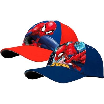 2er Pack Spider-Man Kinder Caps Kappen Mützen Hüte MARVEL SPIDER-MAN Kinderkappen