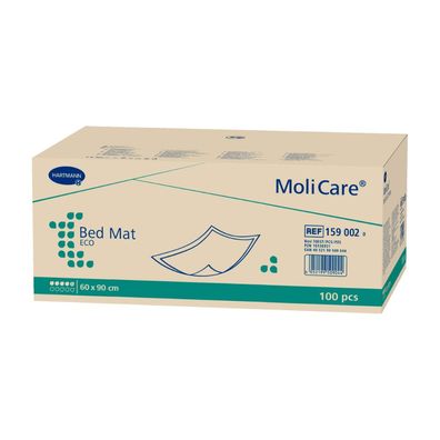 MoliCare Bed Mat Eco 5T 60x90 | Karton (1 Packungen) (Gr. 60 x 90 cm - 100 Stück)