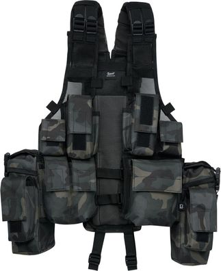 Brandit Weste Tactical Vest in Darkcamo