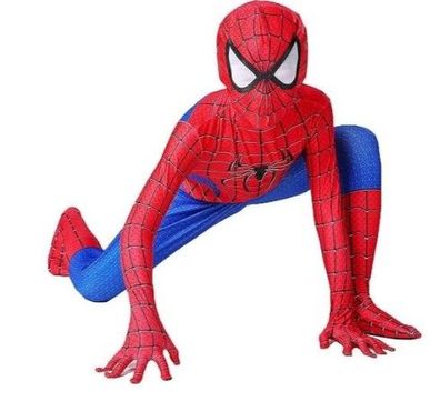 3-12 Years Kids Spider-man Cosplay Costume Party Jumpsuit