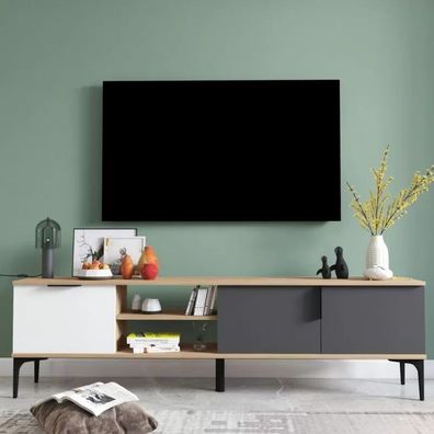 Lowboard RTV TV-Stand Modern Design Rechteckig Holz Material Luxus Design