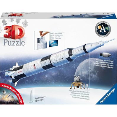 3D-Puzzle Apollo Saturn V Rocket