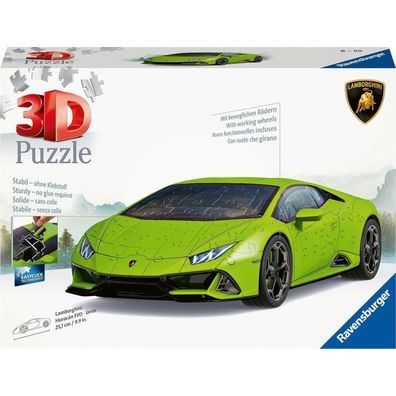 3D Puzzle Lamborghini Huracán EVO Verde (108 Teile)