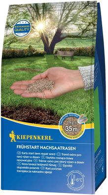 Kiepenkerl® Frühstart Nachsaatrasen Rasensamen 1 kg für ca. 35 m²