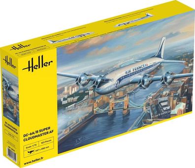 Heller DC-6 Super Cloudmaster DC 6 in 1:72 1000803150 Glow2B 80315 Bausatz