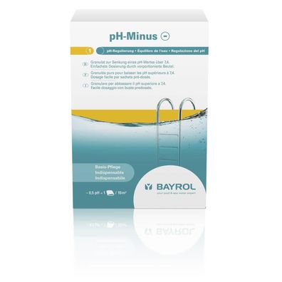 BAYROL pH-Minus Beutel | 2 kg | Karton mit Beutel à 500 g