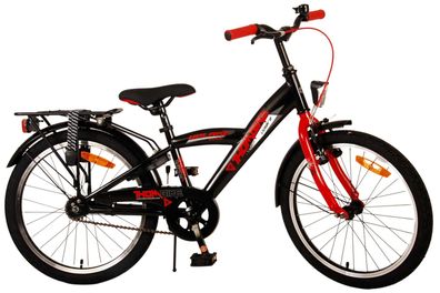 Kinderfahrrad Thombike für Jungen 20 Zoll Kinderrad in Schwarz Rot
