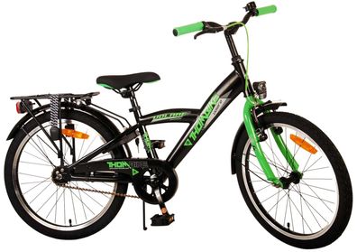 Kinderfahrrad Thombike für Jungen 20 Zoll Kinderrad in Schwarz Grün