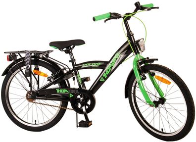 Kinderfahrrad Thombike für Jungen 20 Zoll Kinderrad in Schwarz Grün