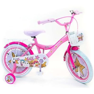 Kinderfahrrad LOL Surprise Mädchen Fahrrad 16 Zoll Kinderrad in Pink