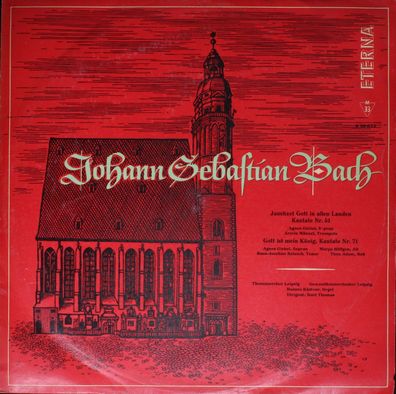 Eterna 8 20 073 - Johann Sebastian Bach, Gewandhausorchester Leipzig, Kurt Thoma