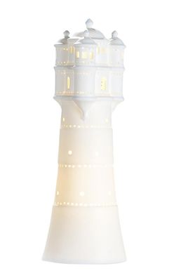 Gilde Lampe "Leuchtturm"
weiß 
Fassung E 14 max. 40 W
Höhe 35,0 cm Durchm. 12,0 ...