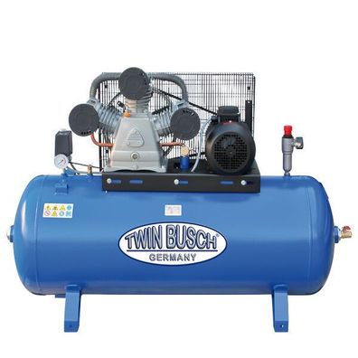 Twin Busch ® Druckluftkompressor liegend 270 L - Kompressor