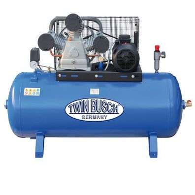 Twin Busch ® Druckluftkompressor liegend 500 L - Kompressor