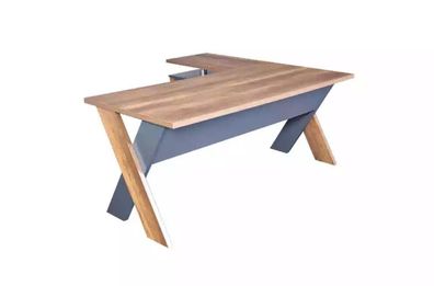 Luxus Schreibtisch Holz Tische Büro Tisch Designer Tische Braun neu
