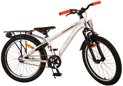 Kinderfahrrad Cross Fahrrad für Jungen 20 Zoll Kinderrad in Silber