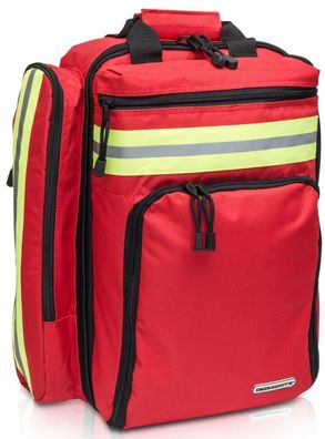 Supporter Rucksack Polyester Rot mit AED Fach EM13.006 37 x 45 x 21 cm Notfall