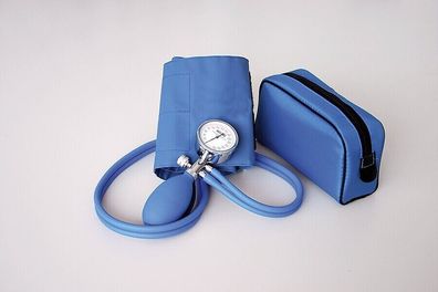 Blutdruckmessgerät für Erwachsene-2 Schlauch mit abwaschbarer Manschette-Blau