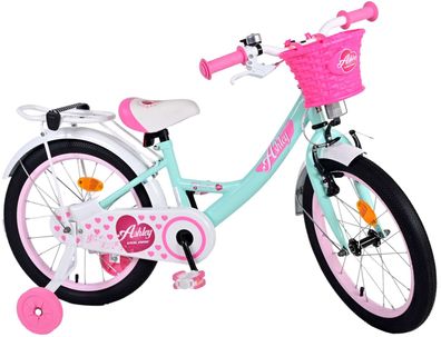 Kinderfahrrad Ashley Fahrrad für Mädchen 18 Zoll Kinderrad in Grün