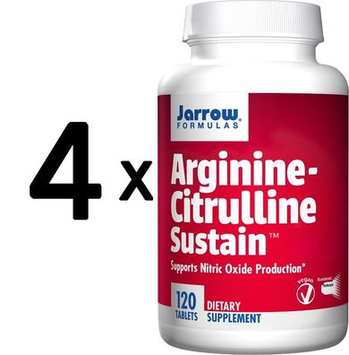 4 x Arginine-Citrulline Sustain - 120 tabs