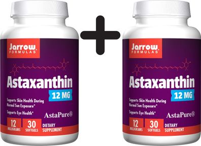 2 x Astaxanthin, 12mg - 30 softgels