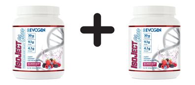 2 x IsoJect Clear, Wildberry Blast- 520g