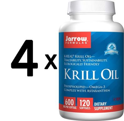 4 x Krill Oil - 120 softgels