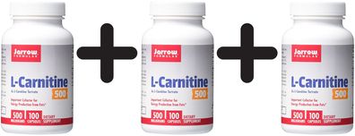 3 x L-Carnitine, 500mg - 100 caps