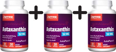3 x Astaxanthin, 12mg - 30 softgels