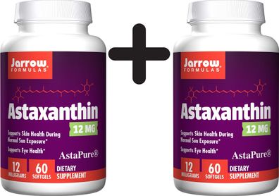 2 x Astaxanthin, 12mg - 60 softgels