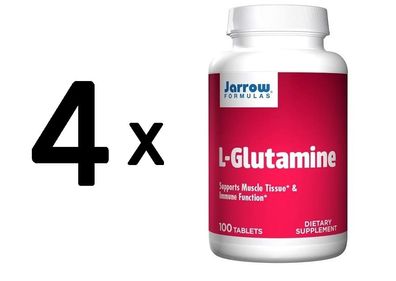 4 x L-Glutamine, 1000mg - 100 tabs
