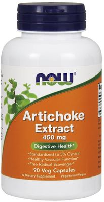 Artichoke Extract, 450mg - 90 vcaps