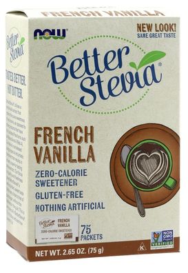 Better Stevia, French Vanilla - 75 packets