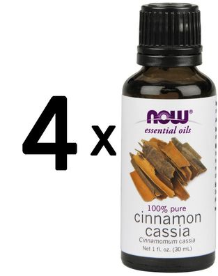 4 x Essential Oil, Cinnamon Cassia Oil - 30 ml.