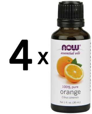 4 x Essential Oil, Orange Oil - 30 ml.