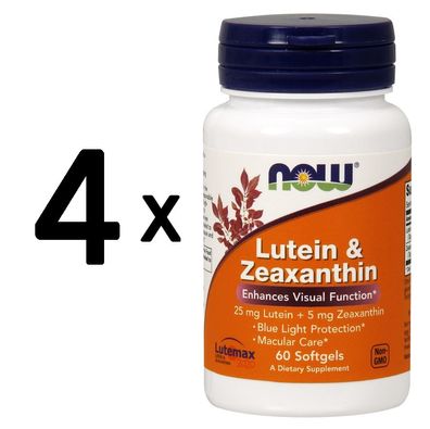 4 x Lutein & Zeaxanthin - 60 softgels