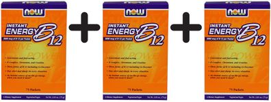3 x Vitamin B-12, Instant Energy - 75 packets