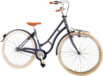 Fahrrad Lifestyle Frauenfahrrad in Jeansblau 28 Zoll 51 Zentimeter