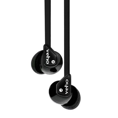 Veho Z1 Stereo-In-Ear-Kopfhörer, geräuschiso. mit Flex-Anti-Tangle-Cord-System