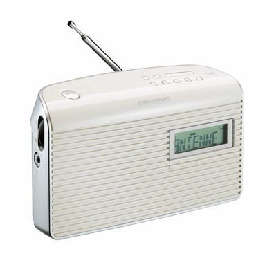 Grundig Music WS 7000 DAB+ - Portables Radio White/ Silver - UKW-RDS/ DAB/ DAB+