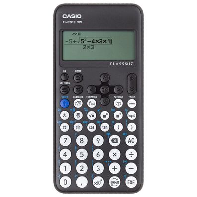 Casio FX 82 DE CW Schulrechner -batterie- hochaufl. Display 4 Graustufen