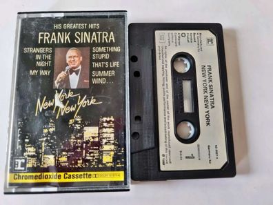 Frank Sinatra - New York New York/ His Greatest Hits Cassette/ Inlay geknittert