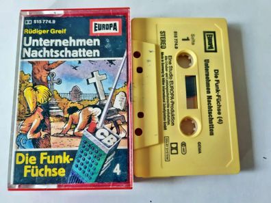 Rüdiger Greif - Die Funk-Füchse 4/ Unternehmen Nachtschatten Cassette Germany