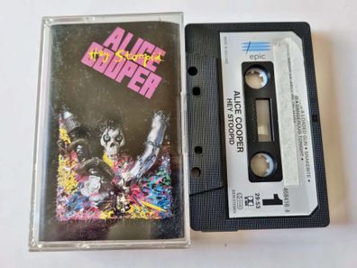 Alice Cooper - Hey stoopid Cassette Holland/ Abrisse auf Label!!