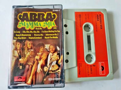 ABBA - Mamma mia Cassette Germany/ Inlay leicht geknittert