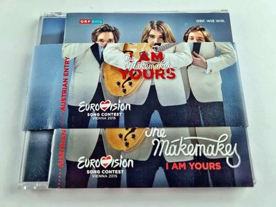 The Makemakes - I Am Yours CD Maxi Europe PROMO Booklet/ Eurovision